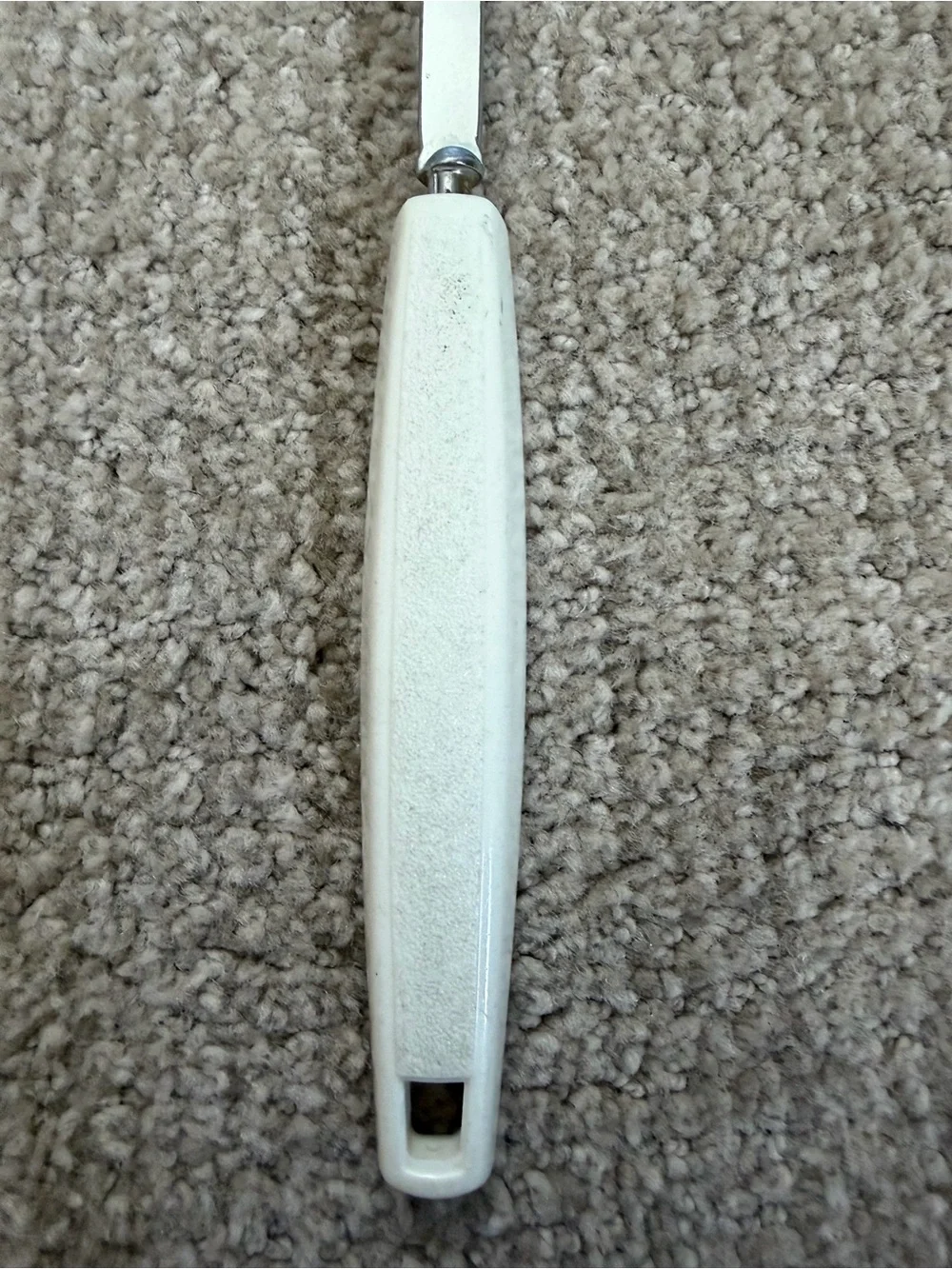 Vintage EKCO Spice of Life Slotted Spoon 12.5” Vegetable Handle USA Retro